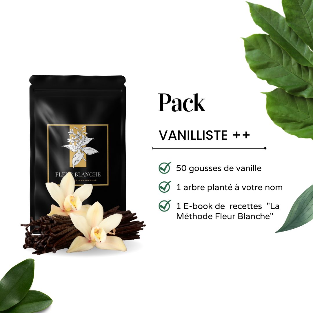 Pack Vanilliste - Version privilège - 50 gousses (1,39€/gousse